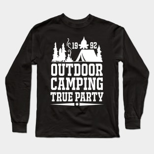 1992 outdoor camping true party T Shirt For Women Men Long Sleeve T-Shirt